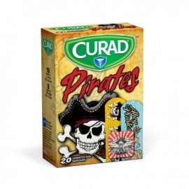 Bandita Adhesiva Infantil Piratas Curad 20...