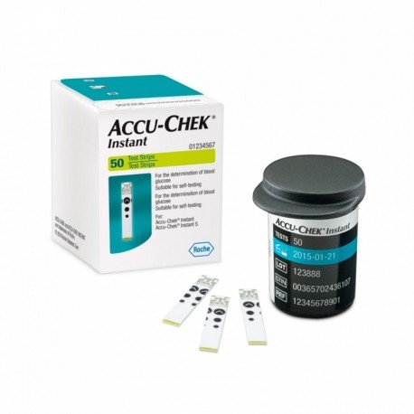 Tiras Reactivas Glucosa Accu-Chek Instant...