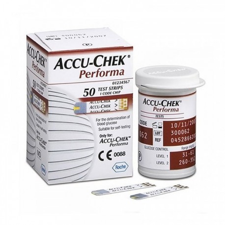 Tiras Reactivas Glucosa Accu-Chek Performa...