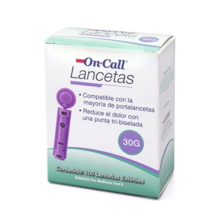 Lanceta Desechable 100 Piezas