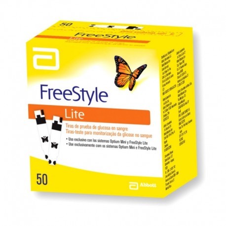 Tiras Reactivas Glucosa Freestyle Lite