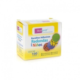 Bandita Adhesiva Redonda Infantil 100 Piezas