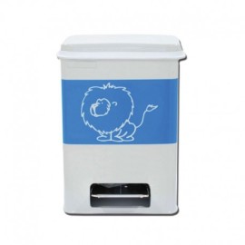 Bote para Desperdicios Esmaltado con Cenefa