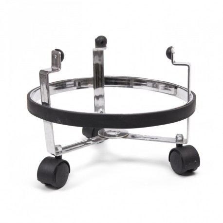 Porta Cubeta Patada Tubular Cromada