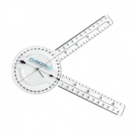 Goniómetro Acrilico Mediano 21 x 8.5 cm