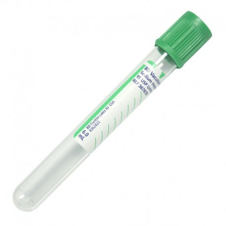 Tubo BD Vacutainer con Heparina 6 ml 100...