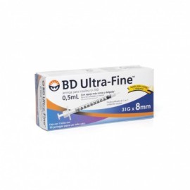 Jeringa para Insulina Ultra Fine 0.5 ml 31...